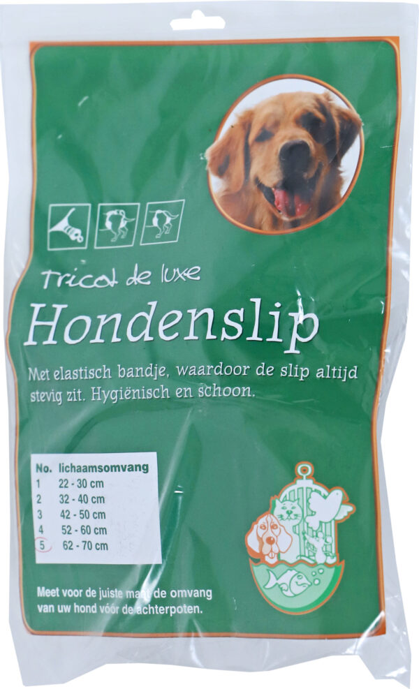 Boon hondenslip tricot de luxe nr. 5, buikomvang 62-70 cm.