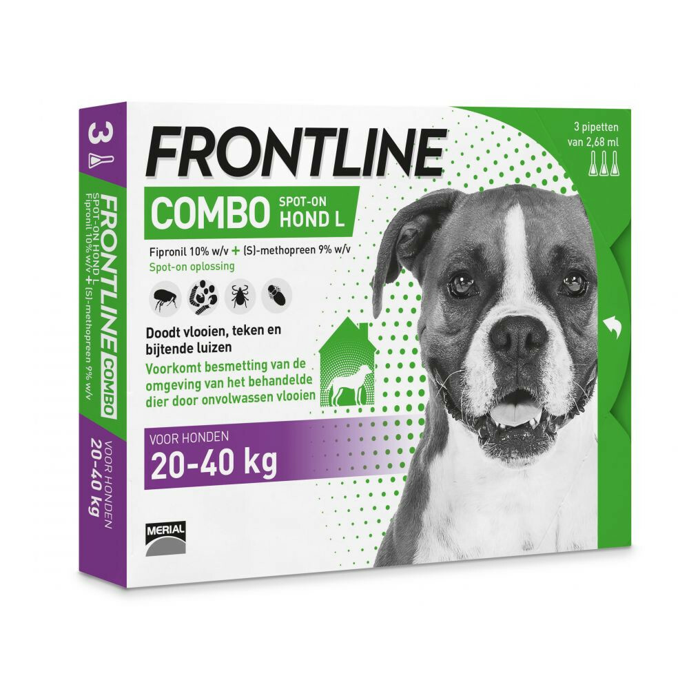 regering Reden stel je voor Frontline Combo Spot On Hond 20-40kg 3 pipet | Teurlings De Mulder