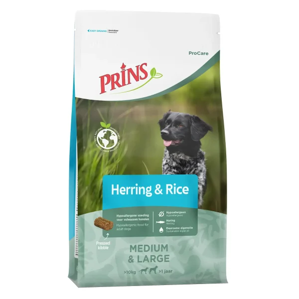 Prins pro care herring & rice 12 kg